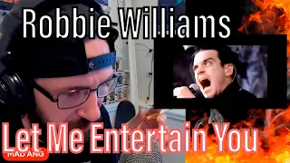 METALHEAD REACTS| Robbie Williams - Let Me Entertain You (Knebworth 2003)