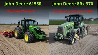 John Deere 6155R VADERSTAD TEMPO V John Deere 8Rx 370 MASCHIO GASPARDO JUMBO HD 8Mt  Massignani Team