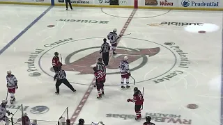 NJ Devils Erik Haula Goal Celebration 2-0 Lead Game 5 vs. Rangers THE ROCK GOES NUTS!