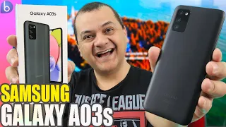 GALAXY A03S JÁ TÁ NA MÃO! E COM PREÇO MAIS BAIXO! Unboxing e Impressões