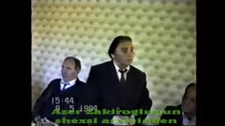 Behmen Vetenoglu Sucaet gozel serler  1994 cu il Azer Zakiroglunun shexsi arxivinden     03 hisse