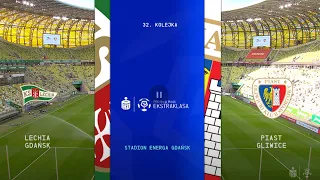 SKRÓT: Lechia Gdańsk - Piast Gliwice | Ekstraklasa 32. Kolejka | 2019/20