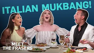 Psychic & Beauty Queen Do an Italian-Style Mukbang | Meet the Frasers | E!