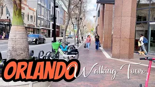 Orlando  downtown walking tour / Orlando Florida/ 4K / 2023