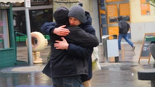 Giving Hugs To Strangers