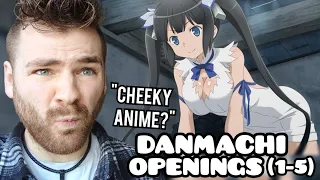 First Time Reacting to "Is It Wrong to Try to Pick Up Girls in a Dungeon? (1-5)" | New Anime Fan!