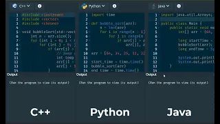 Python vs C++ vs Java (Speed Comparison)