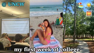 my first week of college (freshman year @ UNCW)