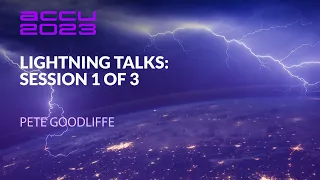 ACCU Lightning Talks: Omnibus Session 1 - ACCU 2023