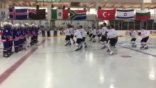 Ice Hockey Haka-Maori Dance (New Zeland vs Iceland) IIHF