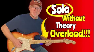 DON'T THINK TO MUCH!!! Pentatonic Solo Guitar Lesson