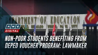 Non-poor students benefiting from DepEd voucher program: lawmaker