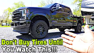 These Are The Wrong Tires For Towing A Fifth Wheel!!! || Don't Buy These For HD's!