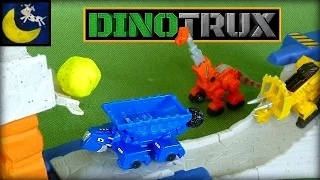 Dinotrux Rock & Load Skate Park Playset with Diecast Dinotrux Toys! Ton Ton, Garby, Ty & MORE!