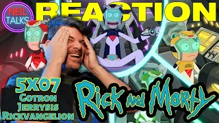 RICK AND MORTY 5x07 Reaction - "Gotron Jerrysis Rickvangelion"