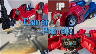 Transformers Studio Series Gamer Edition 03 War for Cybertron Voyager Optimus Prime Review