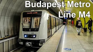 🇭🇺 Budapest Metro - Line M4 (4K) (2020)
