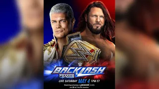 WWE Backlash 2024 Official Theme Song “War”
