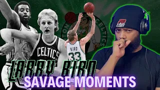 LARRY BIRD'S MOST SAVAGE MOMENTS | SPORTS REACTION