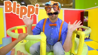 Blippi Learning For Kids At The Indoor Play Place | Educational Videos For Children