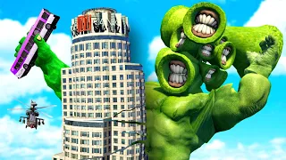 GTA 5 als HULKHEAD spielen!! (HULK + SIREN HEAD)