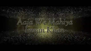 Aaja we mahiya - imran Khan -( dedicate to my wife rikku ) remix by DJ seenu kgp ks visuals