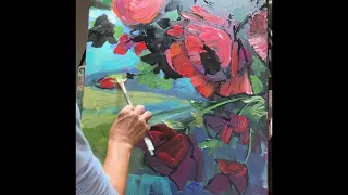 FLOWER PAINTING DEMONSTRATION