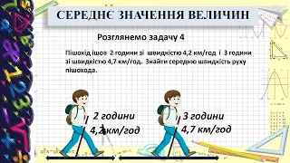 Відеоурок Середнє значення величини