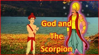 God And The Scorpion | Panchatantra Moral Stories | English Cartoon | Chiku TV English