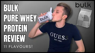 Bulk Powders Pure Whey Protein Review - 11 Flavours!!