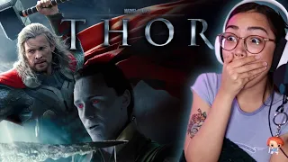 FIRST TIME Watching *THOR* and it Made me Fall in Love With Loki (Movie Reaction & Commentary)