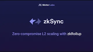 L2 scalability and zkSync (Edcon talk)