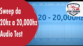 Sweep da 20hz a 20,000hz Audio Test