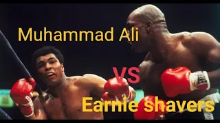 muhammad ali and earnie shavers match #muhammad ali brain damage#earnie shavers