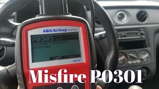 HOW To FIX Misfiring Engine P0301 Code