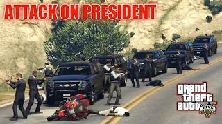 GTA 5 | Attack on President | Secret Service in Action | Game Loverz