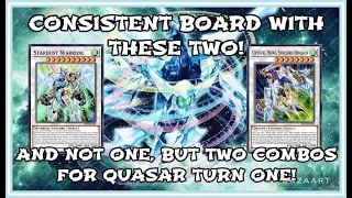 Yu-Gi-Oh! Duel Links || CRYSTAL WING MAKES STARDUST CRAZY! SUMMON + 2 EFFECT NEGATION! TURN 1 QUASAR