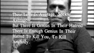 Bukowski Reads - The Genius of The Crowd