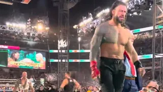 Roman Reigns after Wrestlemania XL 4/7/23 goes Off Air!! Roman Reigns Crying