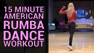 15 Minute Easy to Follow Along American Rumba Dance Workout