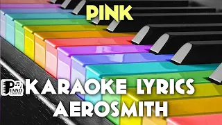 PINK AEROSMITH KARAOKE LYRICS VERSION HD