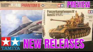 Tamiya new releases Panzer IV G and 1/48 F4 Phantom II  B