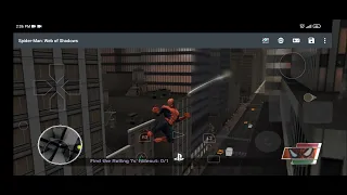 Spiderman: Web of Shadows Swing Gameplay in Android Dolphin emulator