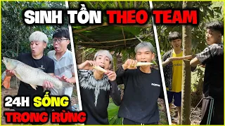 Đức Mõm | Thi Đấu 24H "Sinh Tồn Theo Team" Trong Rừng !!!