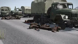 ARMA 3: US Military Convoy Ambushed by Russian Soldiers | USA vs Russia