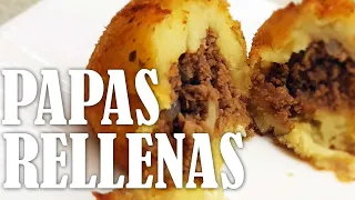 💥 PAPAS RELLENAS ► Cómo Hacerlas con Carne Molida RECETA FÁCIL