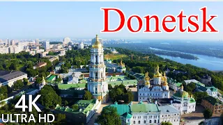 Donetsk is an industrial city in eastern Ukraine located on the Kalmius River 4k Ultra HD