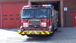 Chicago Fire Dept Engine 28 Responding