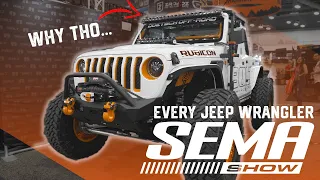 Every Jeep Wrangler Build at Sema 2022 ft. Rubicons, 4xe, Electric Jeeps & 392 Hemi Wranglers