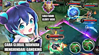 GILA! SOLO RANK DI GLORY 1400! KELIATAN DI MAP DIKIT LANGSUNG DI GANG! GLOBAL WANWAN NGGA KESENTUH!